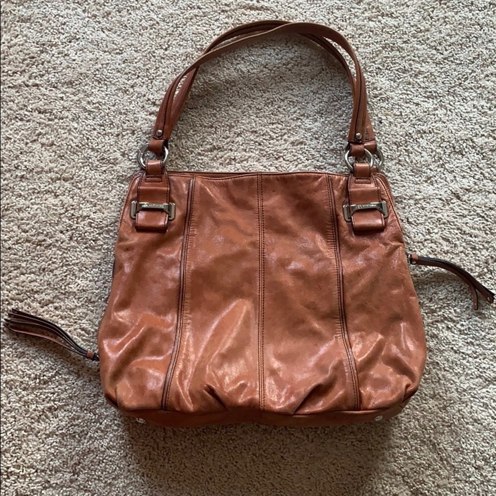 B. Makowsky Brown Leather Bag